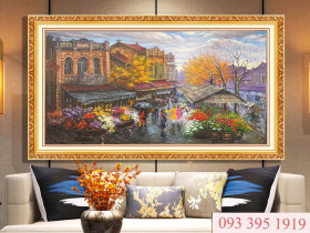 Tranh sơn dầu treo tường trên thị trường hiện nay Tranh sơn dầu treo tường trên thị trường hiện nay