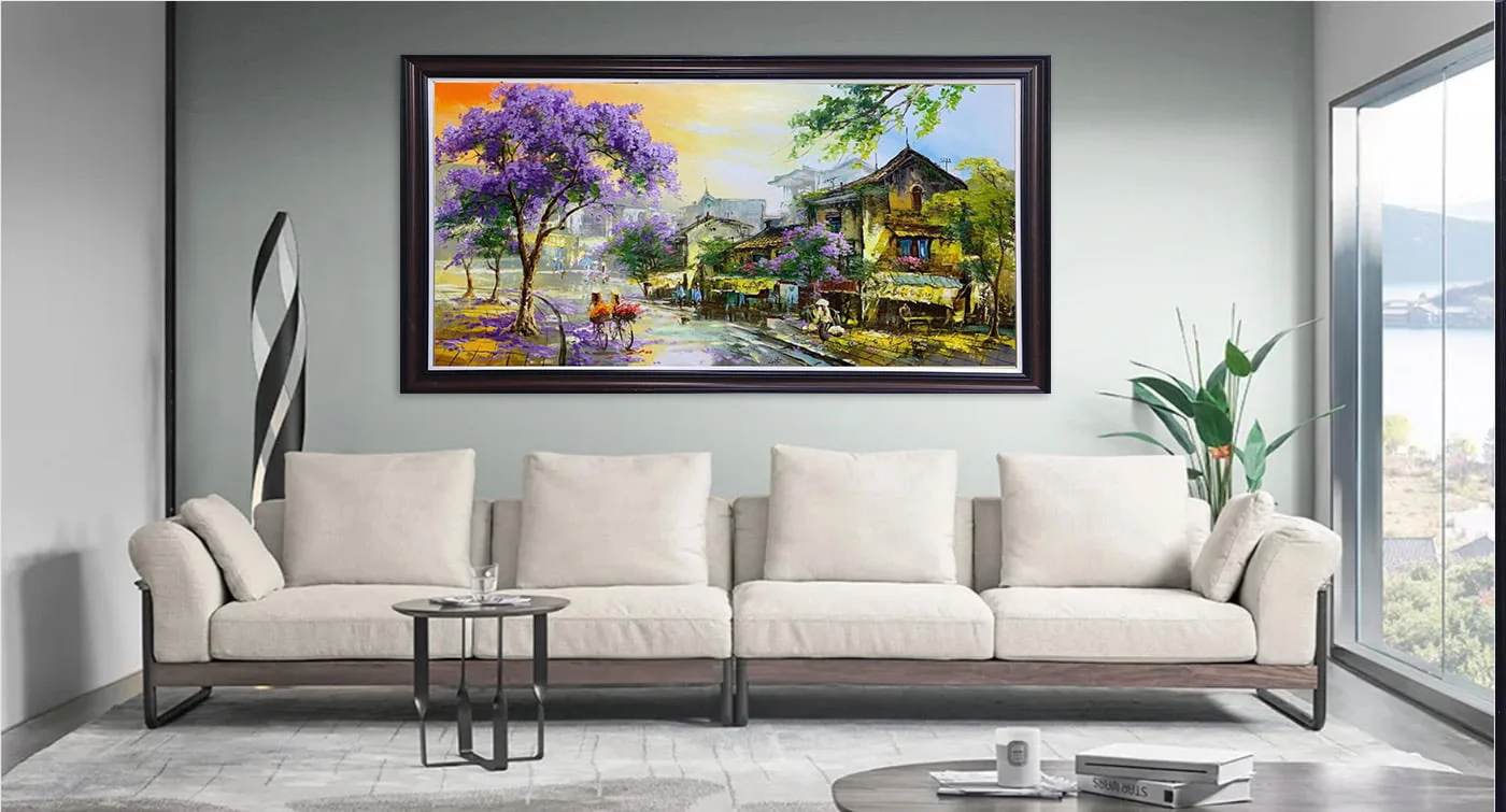 TRANH SƠN DẦU ĐẸP HÀ NỘI